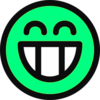 Surf Green Smiley Face Image